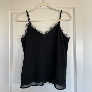 Banana Republic lace trimmed cami. Size small new with tags.